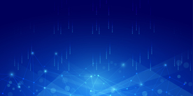 蓝色背景科技现代