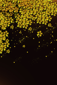 金色叶子装饰画