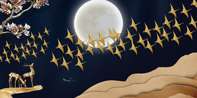 中式玄关装饰画