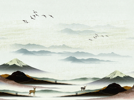 中国风水墨装饰画