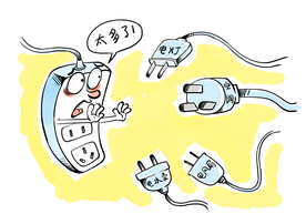 用电安全宣传公益素材