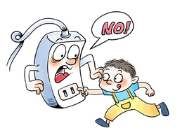 儿童安全用电宣传社会公益素材