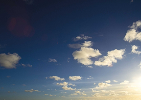 蓝天白云