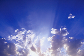 蓝天白云