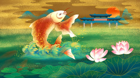 国潮海报设计图片