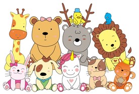 动物合影1 HAPPY动物-上