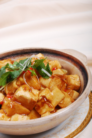 咸鱼鸡粒嫩豆腐