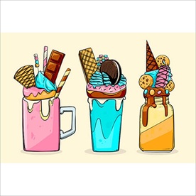 饼干冰淇淋 鸡尾酒制作