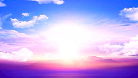 蓝天白云光芒阳光背景