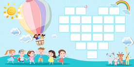 幼儿园文化墙社会公益宣传展板