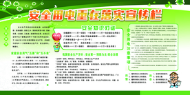 安全用电社会公益文化墙展板