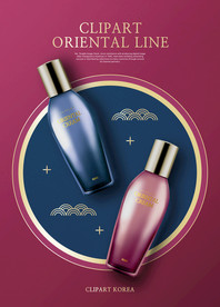 高端简约化妆品合成图片