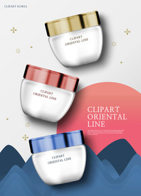 高端简约化妆品合成图片