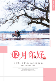 你好12月宣传海报.