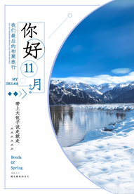 创意11月你好宣传海报