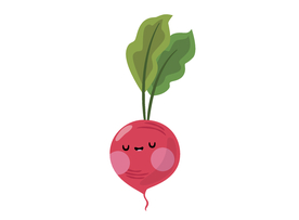 手绘小红萝卜