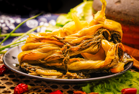 酸菜美食食材餐饮合成背景素材