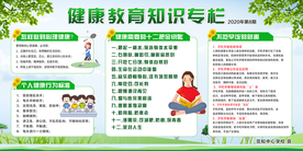 健康教育知识公益活动宣传展板