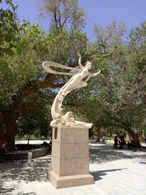 敦煌莫高窟飞天雕塑