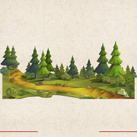 矢量景色 自然风光 手绘 插画