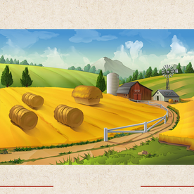 矢量景色 自然风光 手绘 插画