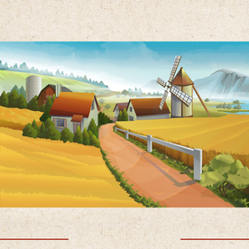 矢量景色 自然风光 手绘 插画