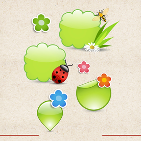 矢量景色 自然风光 手绘 插画