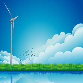 矢量景色 自然风光 手绘 插画