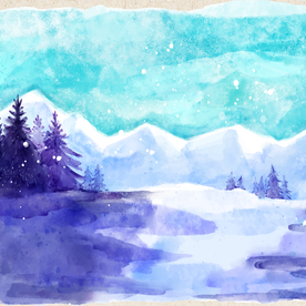 矢量景色 自然风光 手绘 插画