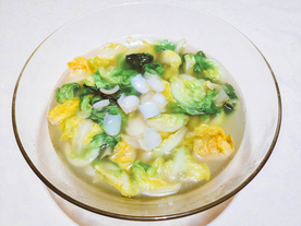 热菜 鸡汤百合奶油菜