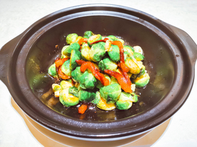 热菜 腊肉炒甘兰菜