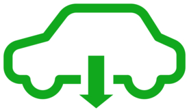 汽车安全标志标识图形图标素材