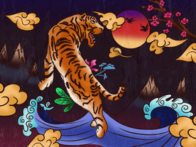 国潮海报设计图片