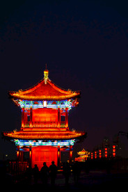 西安古城墙永宁门魁星楼