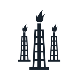 油井标志标识图标背景素材