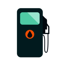 油箱标志标识图标背景素材