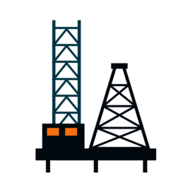 油田标志标识图标背景素材