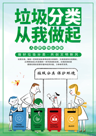 垃圾分类社会公益宣传展板