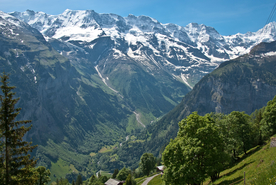 中世纪田园风景摄影图