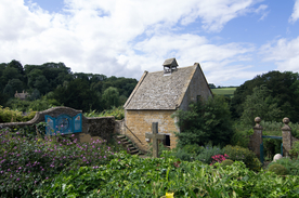 中世纪田园风景摄影图
