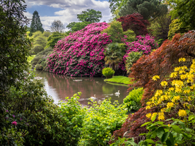 中世纪田园风景摄影图