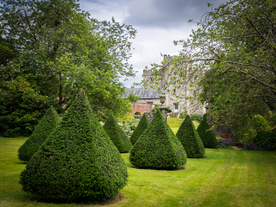 中世纪田园风景摄影图