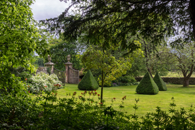 中世纪田园风景摄影图