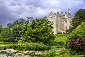 中世纪田园风景摄影图