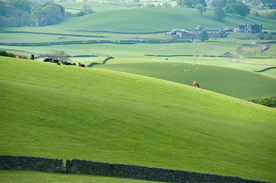中世纪田园风景摄影图