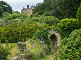中世纪田园风景摄影图
