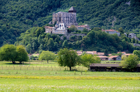 中世纪田园风景摄影图