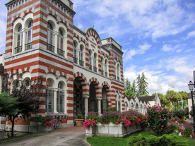 中世纪田园风景摄影图