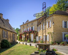 中世纪田园风景摄影图