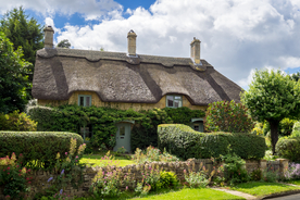 中世纪田园风景摄影图